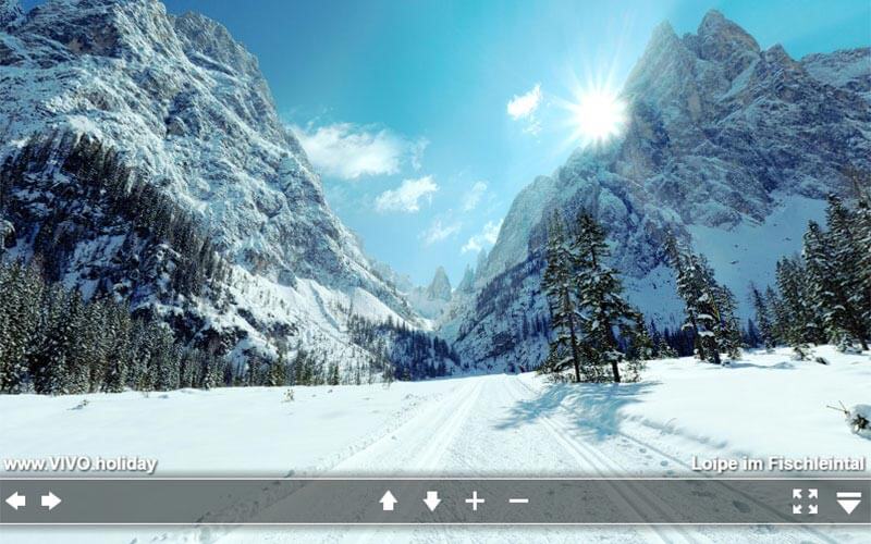 Loipe im Fischleintal