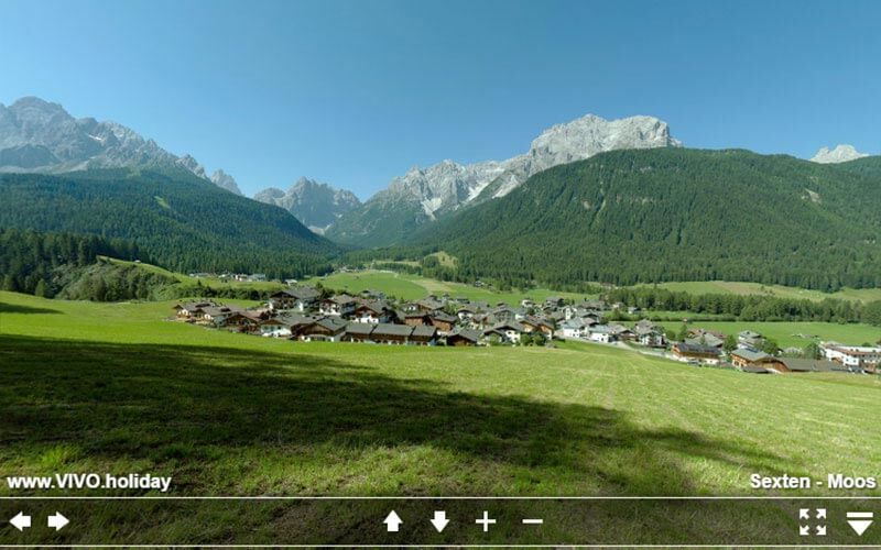 360 Grad Panorama von Moos