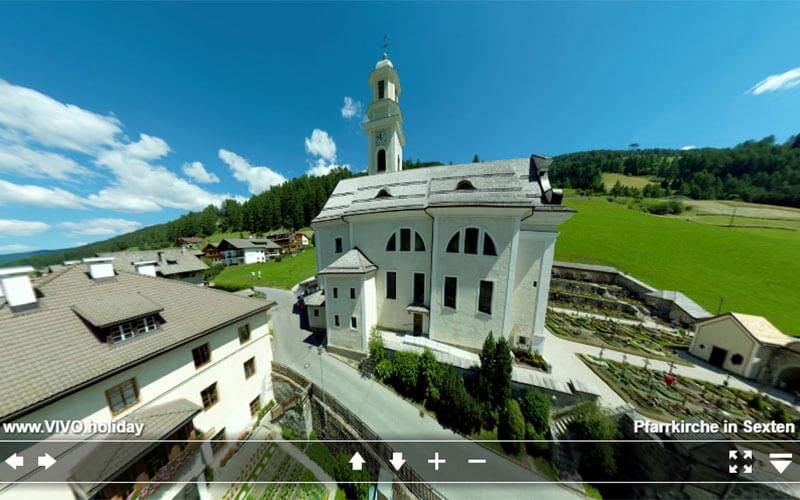 360 Grad Panorama von St. Veit